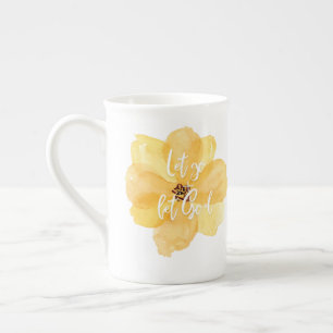 Let Go Let God Christianity Faith Bible Jesus Bone China Mug