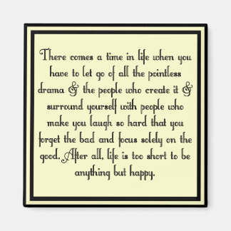 Let go of drama magnet