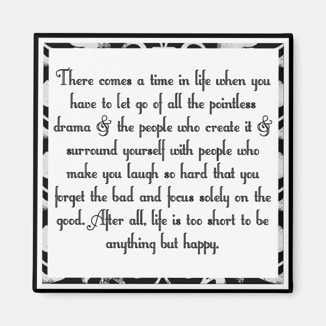 Let go of drama magnet (Front)