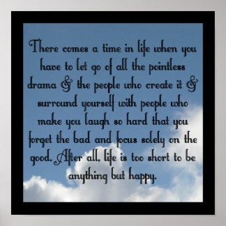 Let go of drama poster