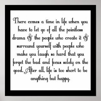 Let go of drama poster