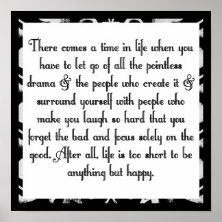 Let go of drama poster