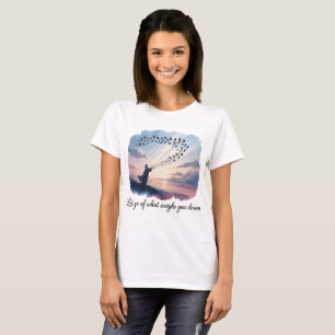 Let Go of What Weighs You Down – Watercolor Doves T-Shirt