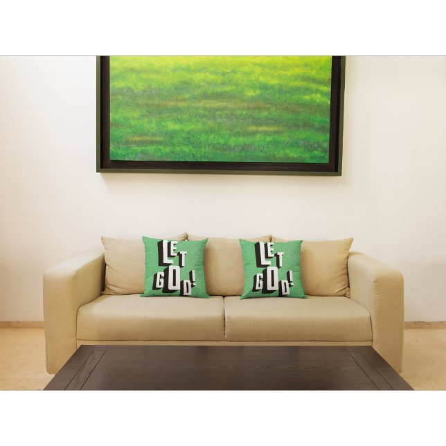 Let God Christian Faith Cushion (Creator Uploaded)