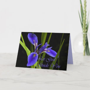 Let God Guide You Iris Card