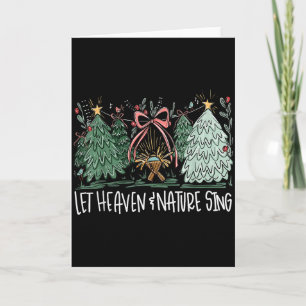 Let Heaven & Nature Sing Christmas Baby Jesus Card