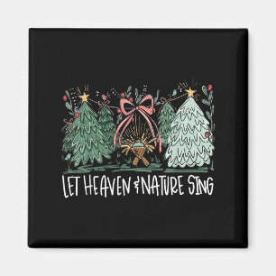 Let Heaven & Nature Sing Christmas Baby Jesus Magnet