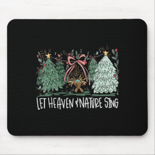 Let Heaven & Nature Sing Christmas Baby Jesus Mouse Pad