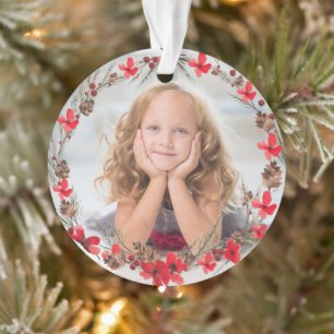 Let Heaven And Nature Sing - Personalised Photo   Ornament