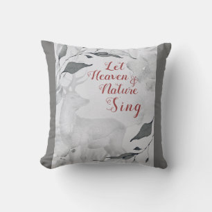 Let Heaven & Nature Sing, Christmas Carol Cushion