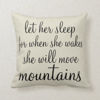 Let her Sleep Pillow