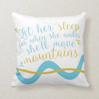 Let Her Sleep Pillow