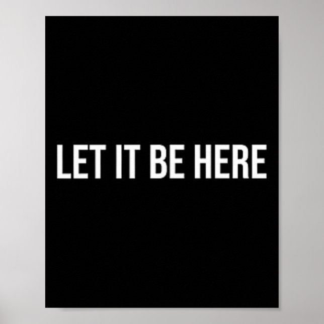 Let It Be Here, Mental Health Therapy _2  Poster (Front)