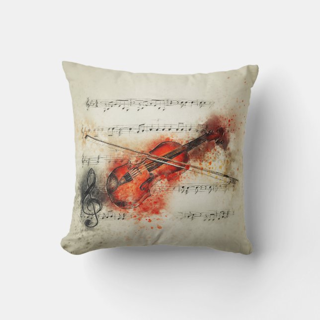 Let It Be Music Cushion (Front)