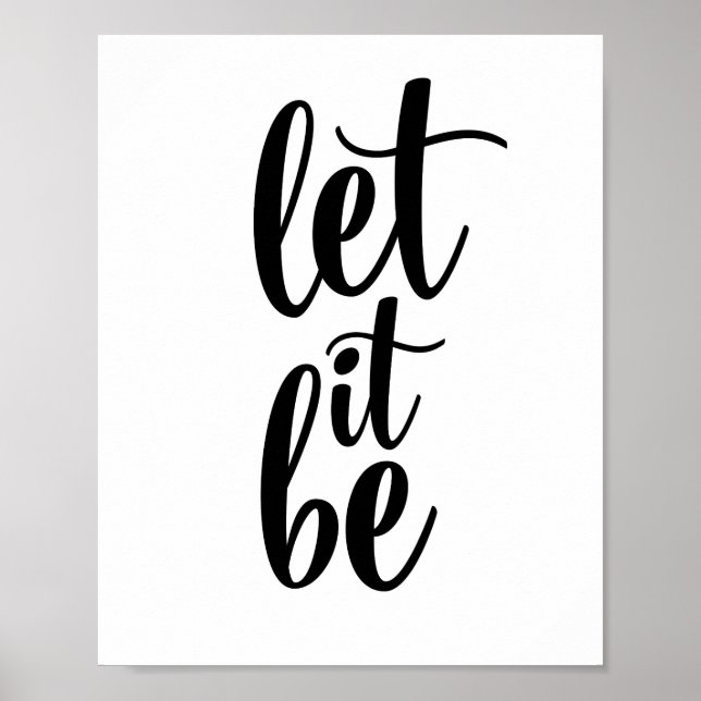 Let it be poster (Front)
