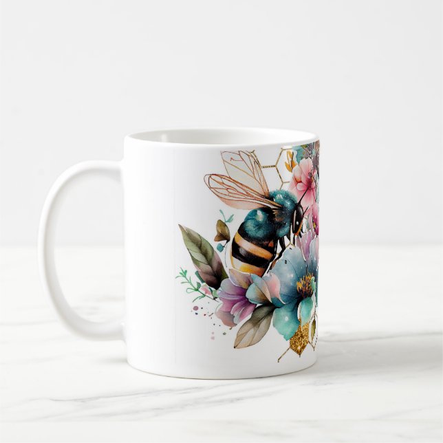 "Let it Bee" Coffee Mug (Left)