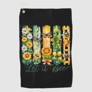 Let It Bee Golf Towel