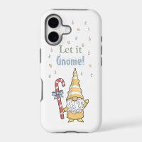 Let it Gnome Snow Cute Modern Winter  Case-Mate iP