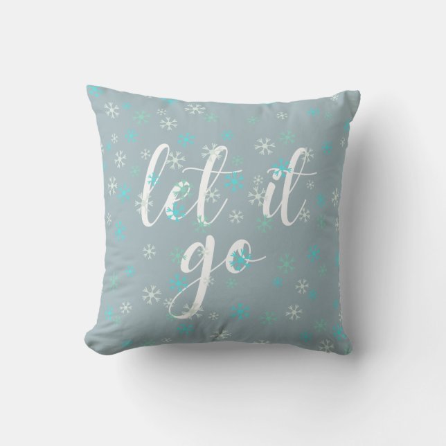 let it go - frozen cushion (Front)