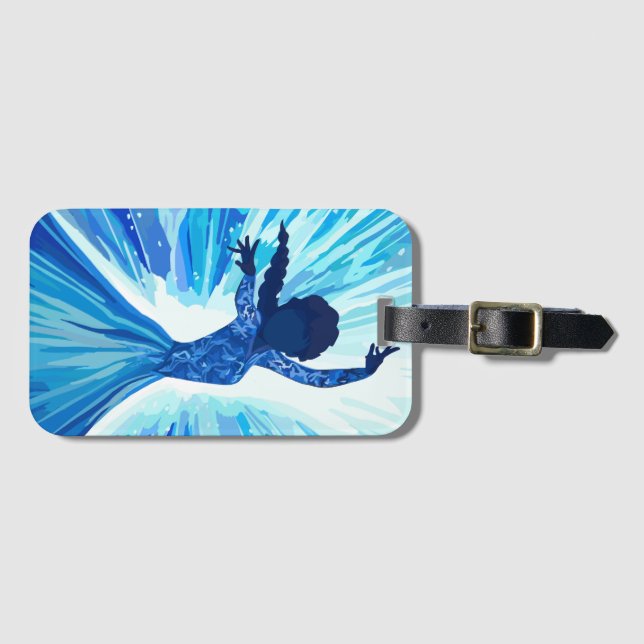 Let It Go Luggage Tag (Front Horizontal)