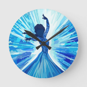 Let It Go Round Clock