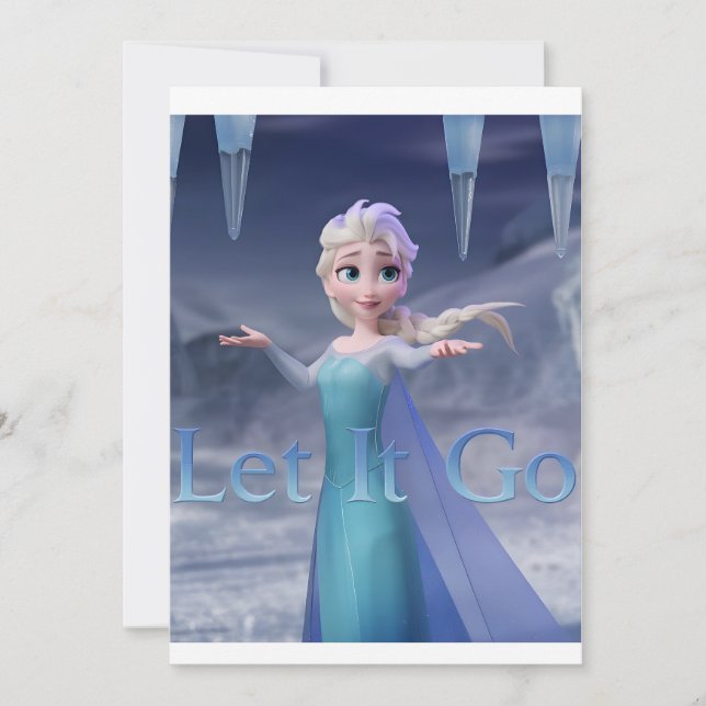 Let it Go Speck iPhone Case Invitation (Front)