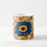 Let It Gogh Vincent Van Gogh Mug<br><div class="desc">"Let it Gogh" Sunflowers Mug</div>