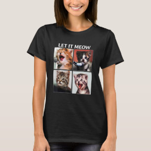 Let It Meow Cat Singer Music Kitten T-Shirt