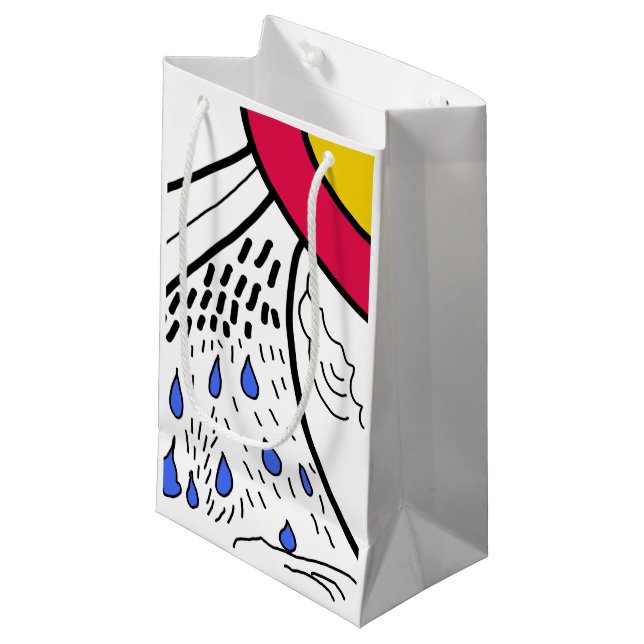 Let It Rain Small Gift Bag (Front Angled)