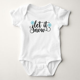 Let It Snow Baby Bodysuit