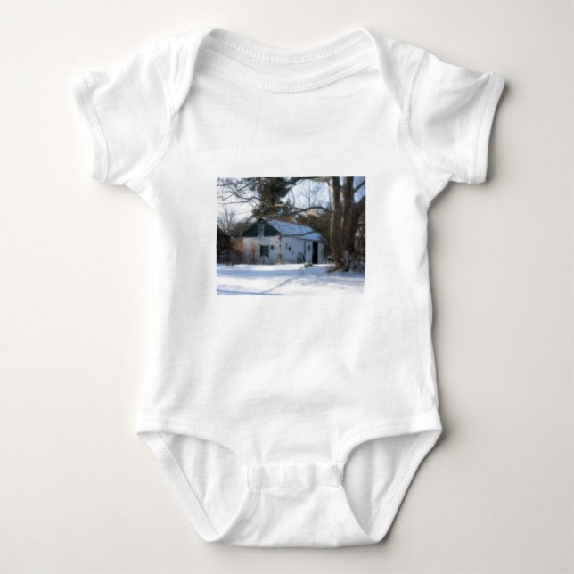 Let it Snow! Baby Bodysuit (Front)