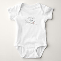 Let It Snow Baby Bodysuit