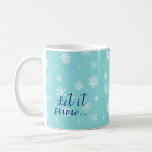 Let It Snow... Beautiful snowflake design Coffee Mug