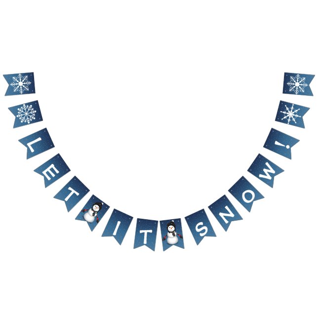 Let It Snow Bunting (All)