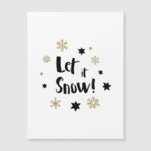 "Let it Snow!" Calligraphy Christmas