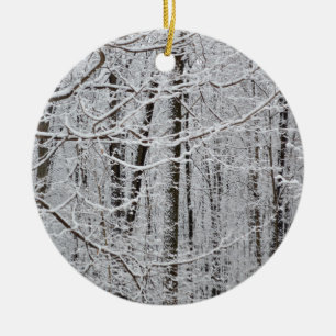 Let It Snow! Ceramic Ornament