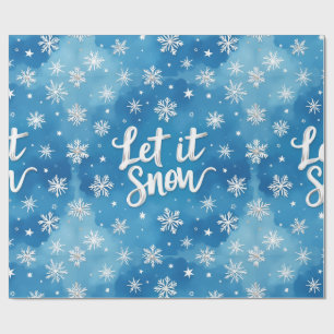 Let It Snow, Christmas, Author Natasha Us Wrapping Paper