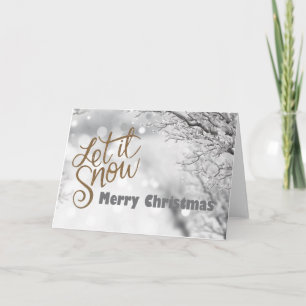 Let it Snow Christmas Card
