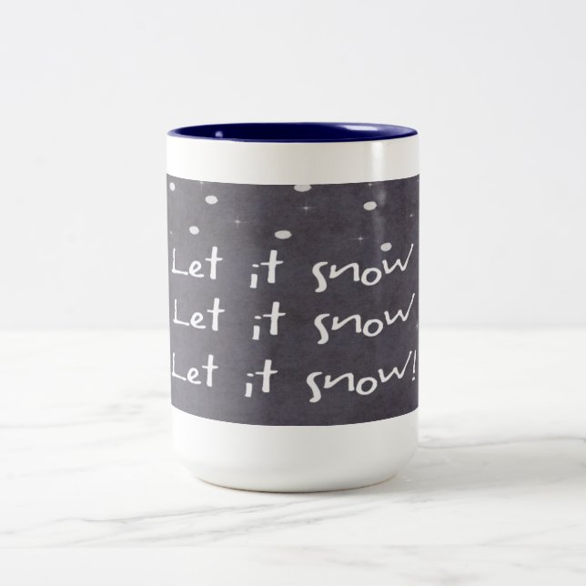Let it Snow Christmas Mug (Center)