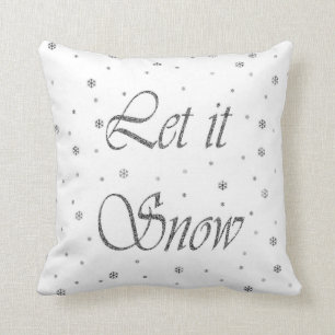 Let it Snow Christmas Pillow