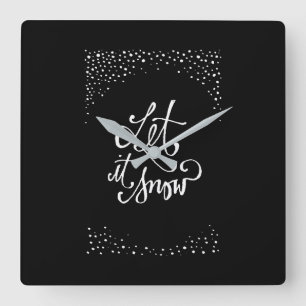 ****LET IT SNOW**** CLOCK