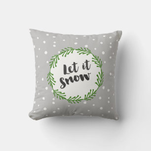Let it Snow Cosy Winter Wonderland Cushion