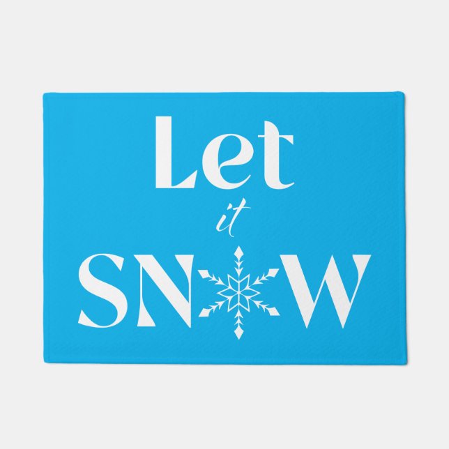 Let It Snow Doormat (Front)