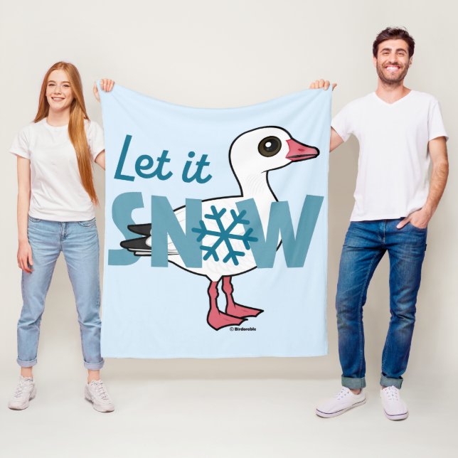 Let it Snow! Fleece Blanket (In Situ)