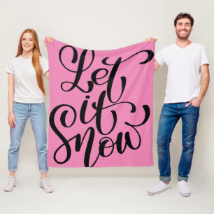 LET IT SNOW FLEECE BLANKET