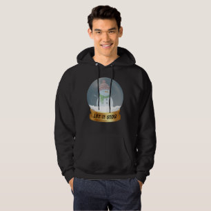 LET IT SNOW funny snowman in globe Hoodie