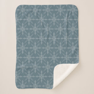 Let it Snow. Hidden Words Sherpa Blanket