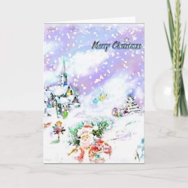 Let It Snow Holiday Card (Front)