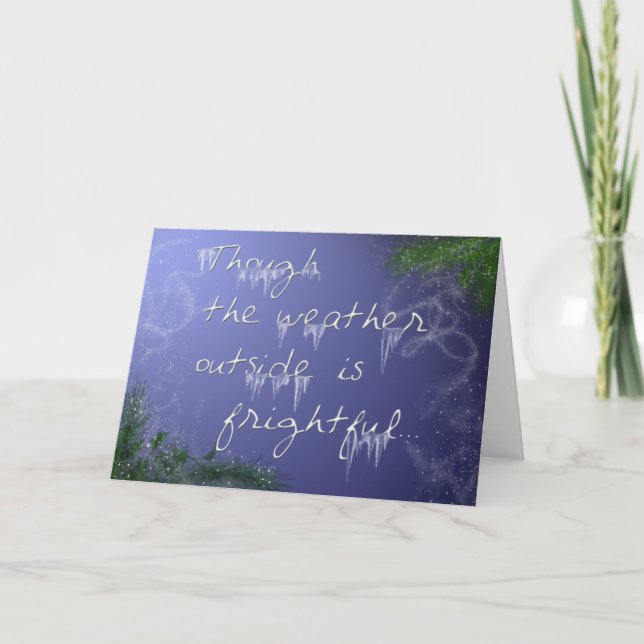 Let it Snow Holiday Card (Front)