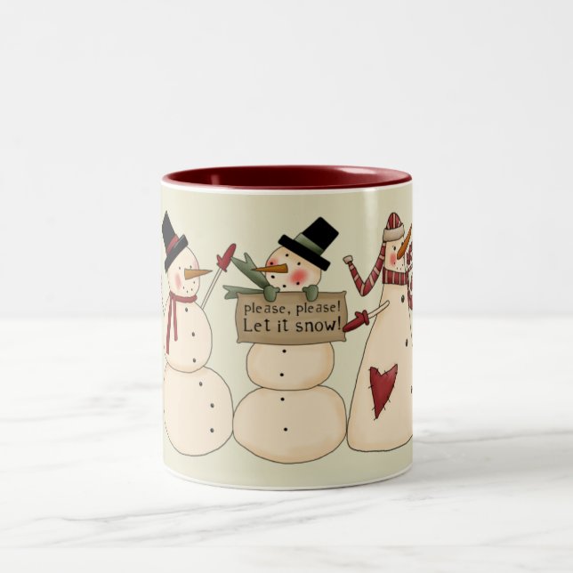 Let It Snow Holiday Mug (Center)